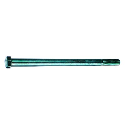 7/16''-14 x 8'' Green Rinsed Zinc Grade 5 Hex Cap Screws (28 pcs.)