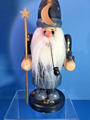 1996 RARE HTF Zim's Heirloom Collectibles Wizard Holding Bird Moon Stars