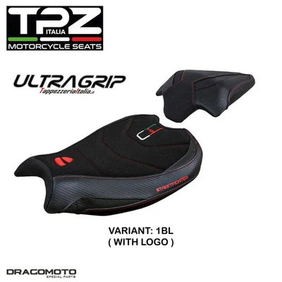 DUCATI STREETFIGHTER V2 2022-2024 tapisserie Selle DSV2MU-1BL-1 TPZ noir ULTR... - Photo 1/4