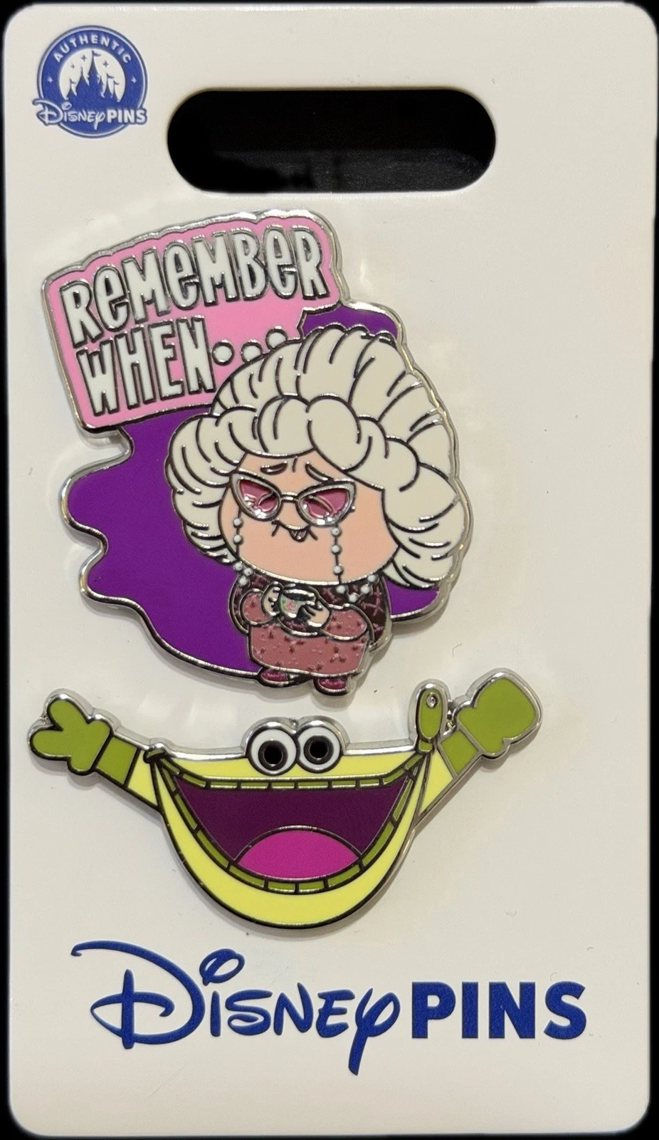 Disney Parks Pin 2026 Pixar Inside Out 2 Nostalgia & Pouchy 2 Pin Set OE