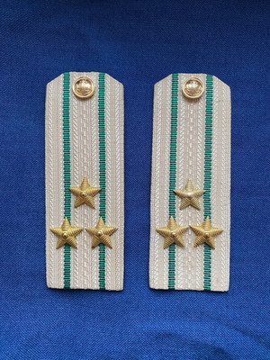 USSR Soviet Russian  KGB Maritime Border Guards shoulder boards. Captain 1 Rank.