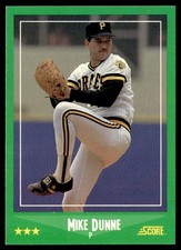 1988 Score Mike Dunne Pittsburgh Pirates #432