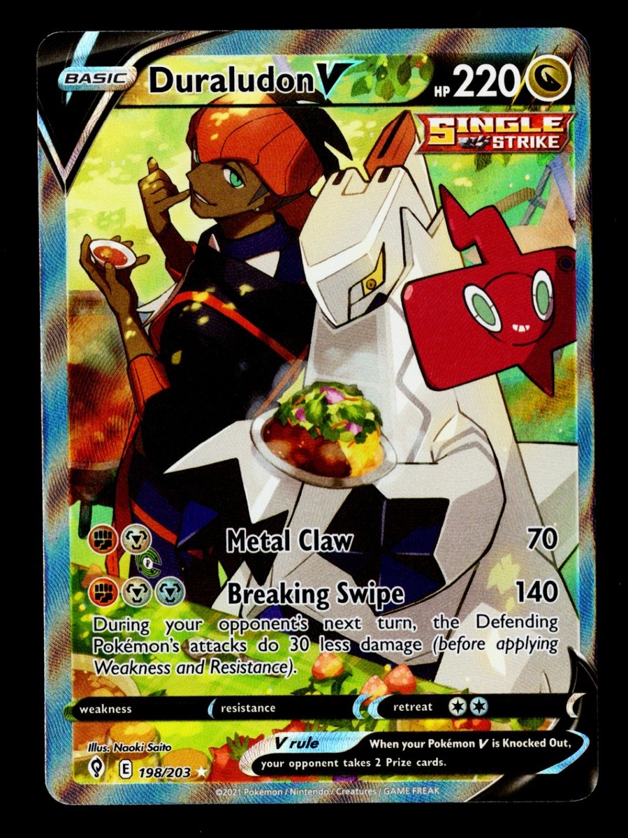 Duraludon V (Alternate Full Art) Ultra Rare SWSH07: Evolving Skies