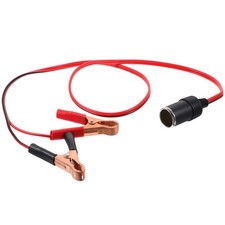  Jumper Cable Clamp Booster Heavy Duty Auto Cables Car Cigarette Lighter Socket