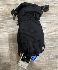 HEAD BLACK KIDS LARGE 10-14 GLOVES HEAT PACK POCKET DUPONT SORONA NEW WITH TAGS