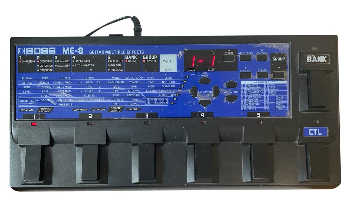 楽器 BOSS ME-8 BOSS ME-8 Guitar Multiple Effects Distortion Chorus Effects Unit w