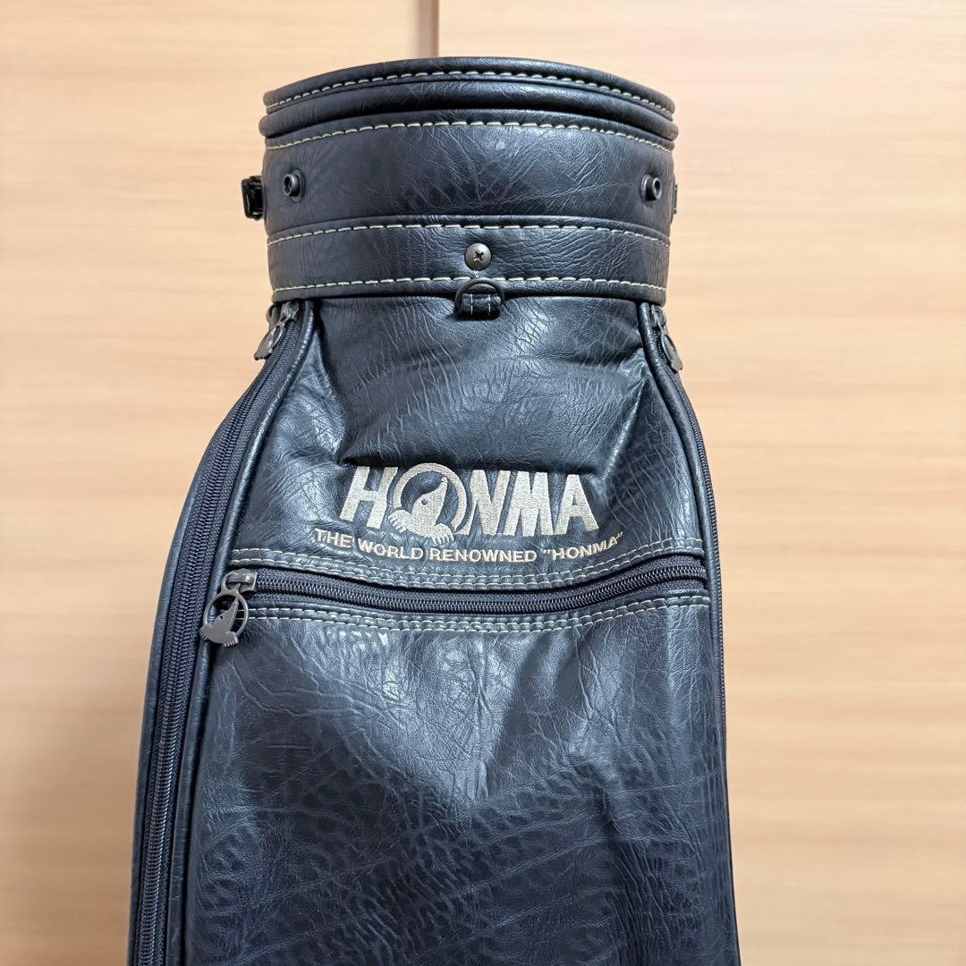 Honma 8.5-inch Black Retro cart bag golf carry caddy bag rare