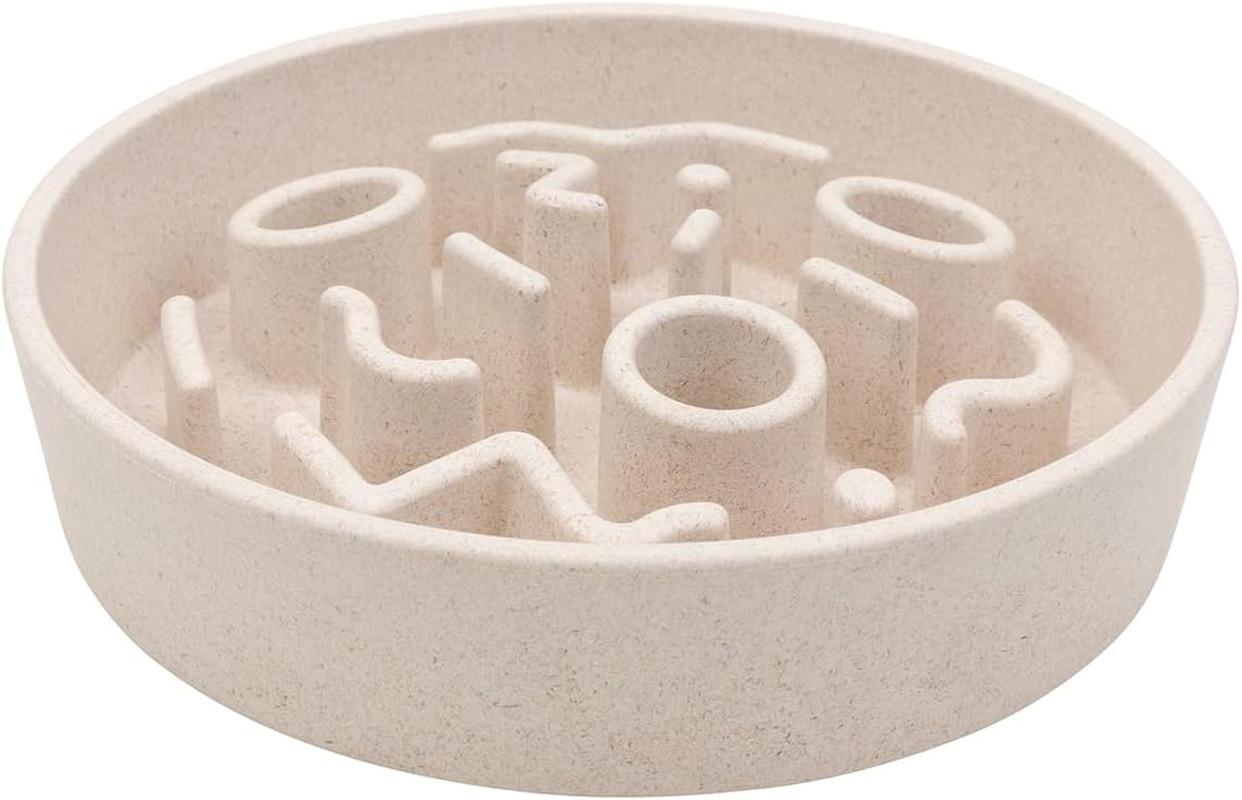Ciotola Anti-Ingozzamento Bamboo Dog Slow Feeder Merengue 17 cm Shop