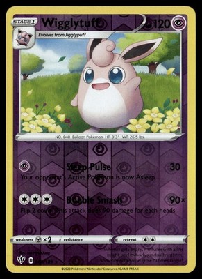 Wigglytuff Darkness Ablaze 68/189 NM Reverse Holofoil