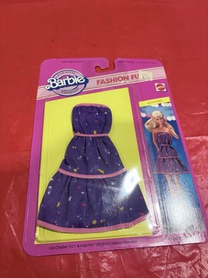 Barbie Vintage Movie Date Purple Dress Mattel Toys Brand New Fashion Fun