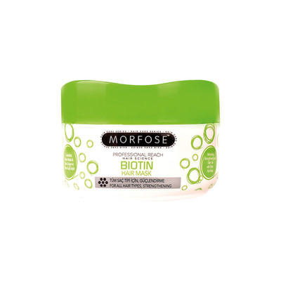 Morfose Biotin Hair Mask 500ml Haarkur dickeres volleres Haar B7 Vitamin Volumen