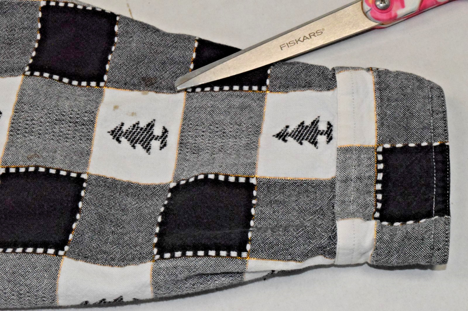 Collared Shirt Basic Editions Holiday Size L Tree… - image 9