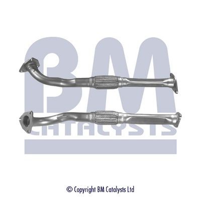BM Catalysts BM70588 Exhaust Pipe Front Exhaust Replacement Fits Fiat Stilo