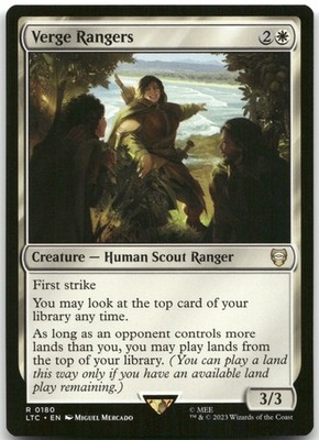 Verge Rangers NM Normal R Commander: The Lord of the Rings: Tales of Middle-eart