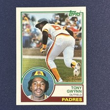 Topps 1983 Tony Gwynn #482 Rookie San Diego Padres Baseball Card