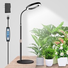 Garpsen Grow Lights for Indoor Plants, 80 LEDs Full Spectrum Desk Plant Light...