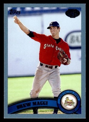 Drew Maggi 2011 Topps Pro Debut Blue #/309 #327 State College Spikes ESE