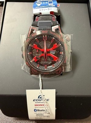CASIO EDIFICE EQB-2000HR-1AJR Watch Analog Solar Black Honda Limited Japan