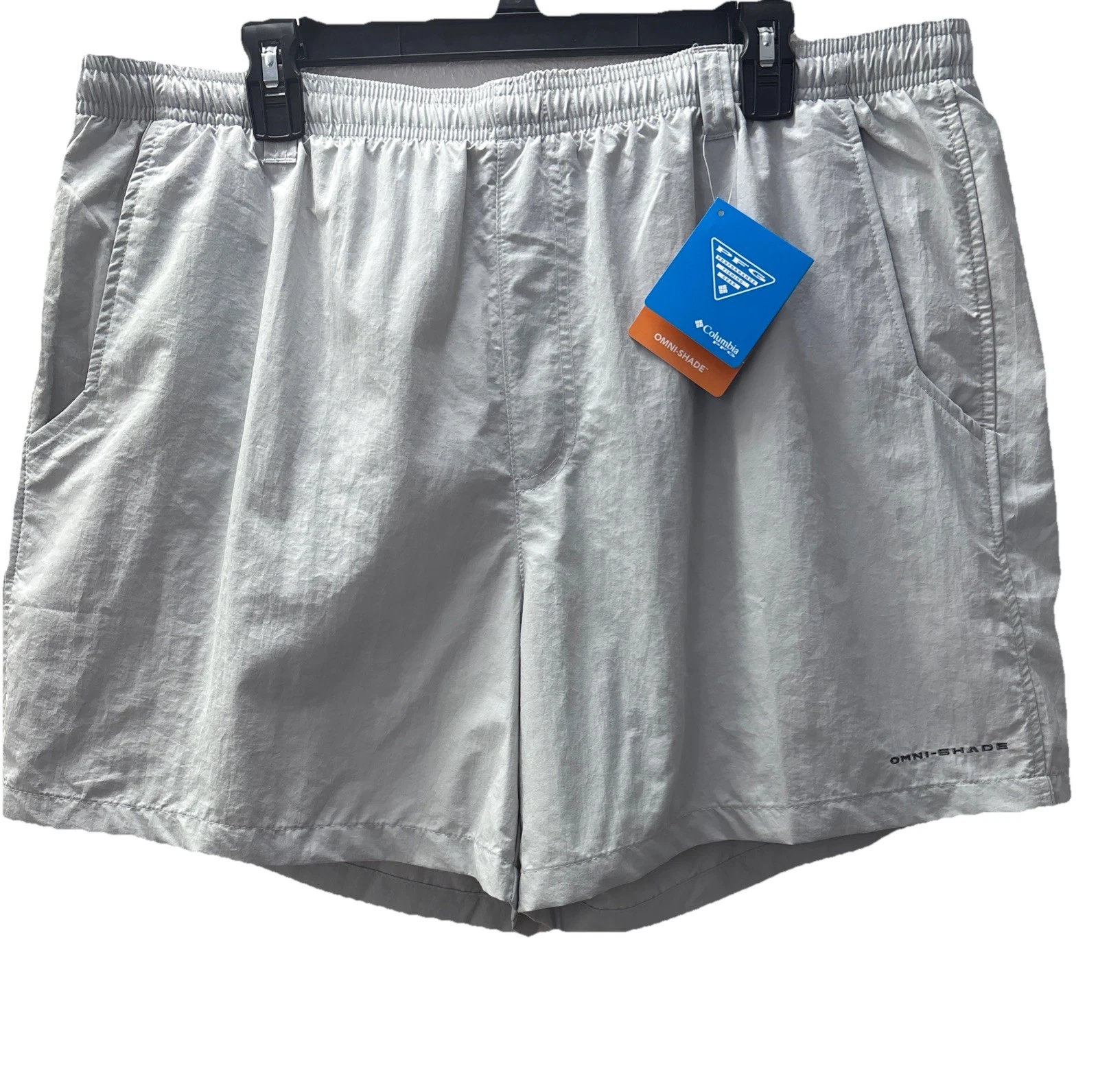 Columbia PFG Perfomance Omni Shade Mens Short De Bain Baskcast IV Gray Size M,