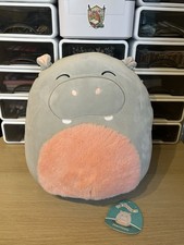 Squishmallows Harrison the Hippo 12” Large Plush Rare Retired