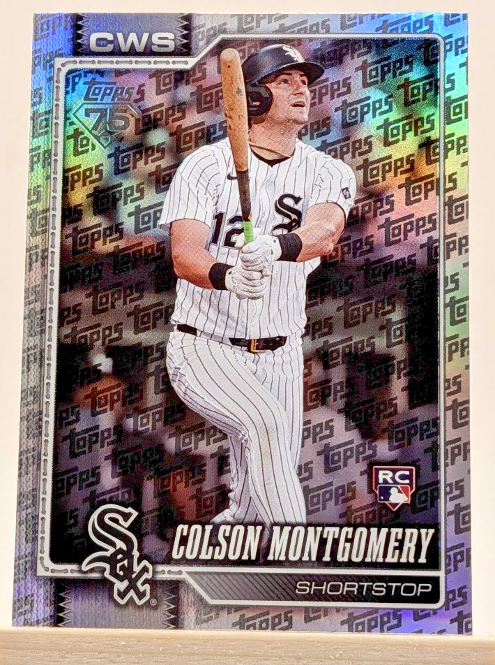 Colson Montgomery RC 2026 Topps  Fanatics Exclusive Topps Foil Pattern #157 