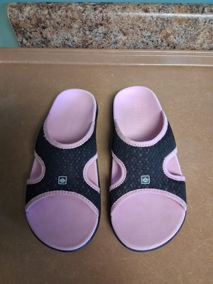 Spenco Womens Kholo Slides Comfort Sandals Size Pink Orthotic