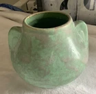 Brush McCoy Pottery Art Vellum Fawn Vase 716 Mottled Green