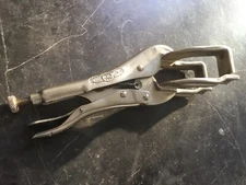 VISE-GRIP PETERSEN 9R LOCKING WELDING PIPE CLAMP PLIERS DEWITT MADE IN U.S.A