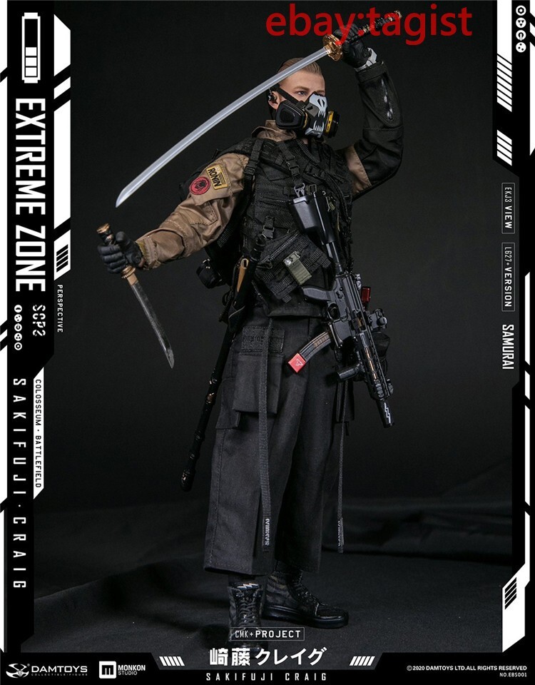 DAMTOYS EBS001 エクストリームゾーン サムライ 崎藤クレイグ DAM】EBS001 EXTREMEZONE Samurai SAKIFUJI CRAIG