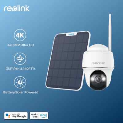 reolink First 4K Wireless Pan & Tilt Überwachungskameras 5/2,4 GHz WLAN 8MP Out...