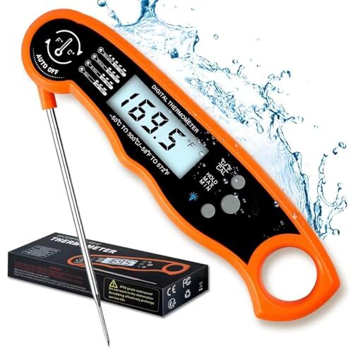 Meat Thermometer,Digital Food Thermometer for Kitchen, Cooking, Grilling,