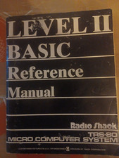 Radio Shack TRS-80 LEVEL II Basic Reference Manual, 2nd Edition 1979