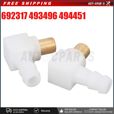 #ad 2 Carburetor Carb Fuel Fitting Elbow Connector Hose For For Briggs amp; Stratton $9.99