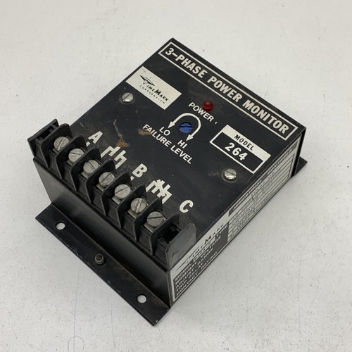 Time Mark Model 264-2 Three-Phase Power Monitor 208-240VAC 3-Phase - Picture 2 of 9