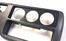 Carbon Fiber 3 52mm Climate Control Block Off Plate For Fit Honda Eg Civic 92-95 Carbon Fiber 3 52mm Climate Control Block Off Plate For Fit Honda Eg Civic 92-95
