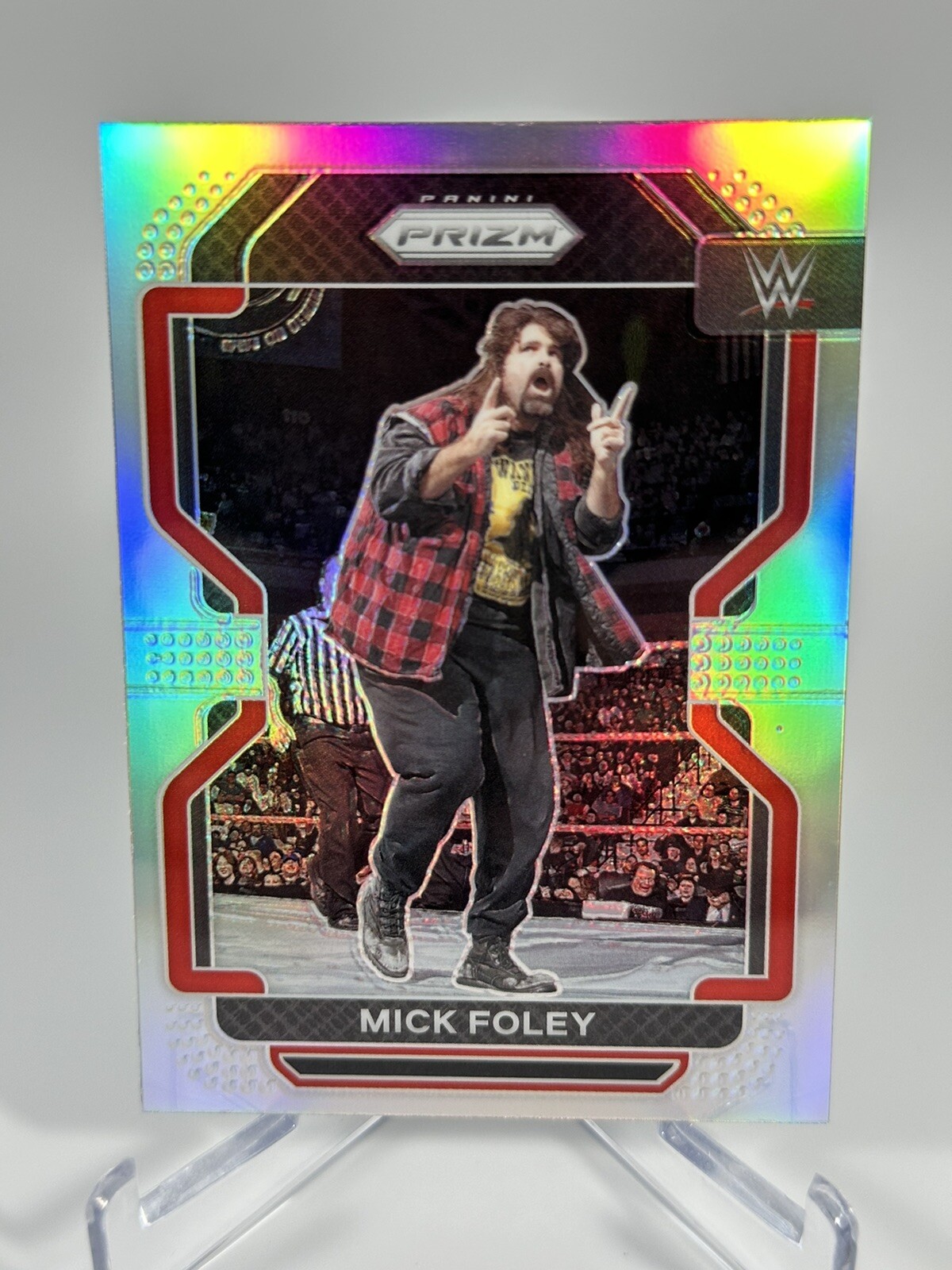 2022 PRIZM WWE SILVER #190 MICK FOLEY CACTUS JACK