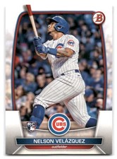 Nelson Velazquez 2023 Bowman Baseball #12 Chicago Cubs Rookie RC