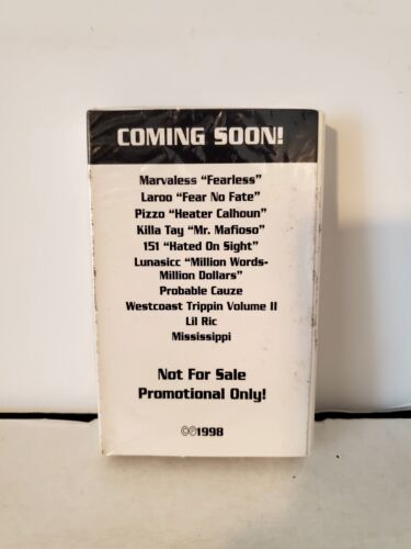"Westcoast Trippin" AWOL Records Killa Compilation Cassette Tape SEALED, (1998) - Picture 2 of 3