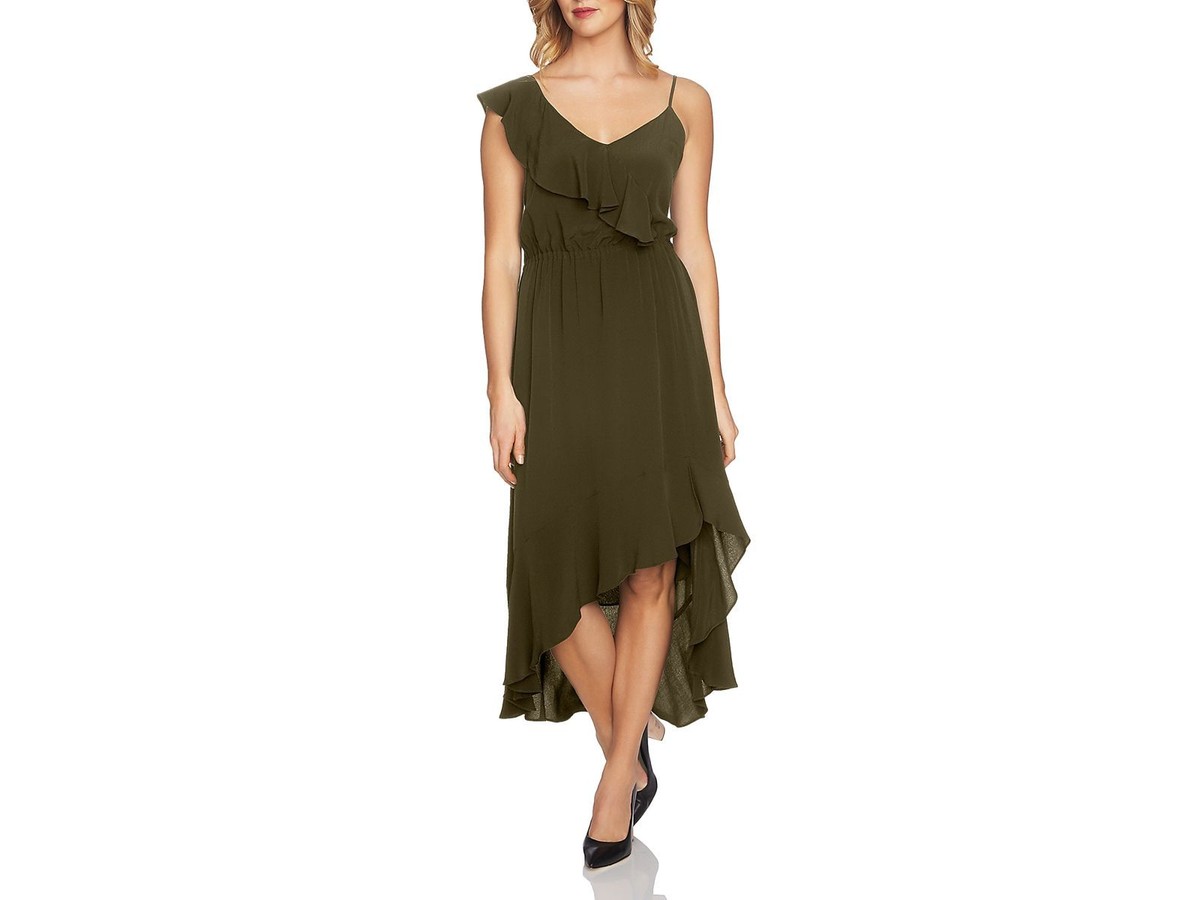 slim fit dress slacks Millie Long Dress in Jewel Green – Maison Safiyaa USA