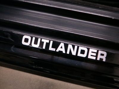(2pcs) OUTLANDER doorstep badge decal MITSUBISHI