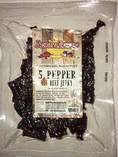 5 Pepper Extreme Hot Beef Jerky