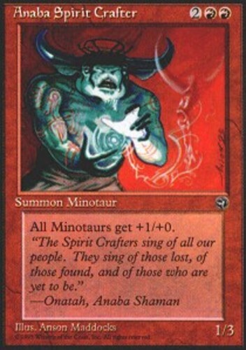1x MTG Anaba Spirit Crafter (Homelands Rare) Moderately Played MP