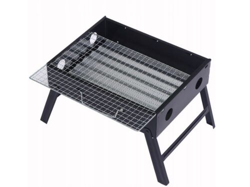 Griglia Barbecue BBQ Portatile a Carbone Carbonella Valigetta Campeggio - Foto 15 di 16