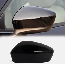Black Left Driver Side Rearview Mirror Cap Cover For Mazda CX-5 CX5 2013-2014