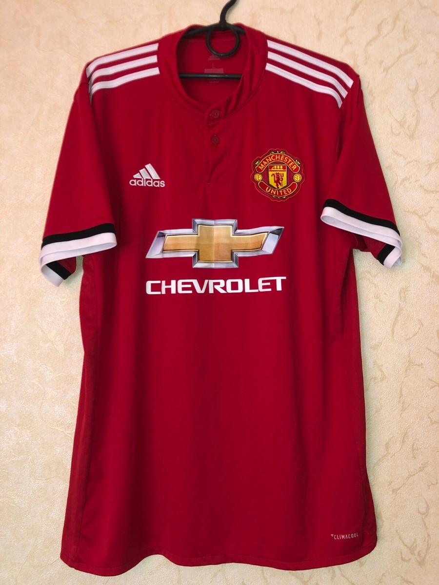 RARE MAnchester united 2017-2018 home football shirt jersey maglia