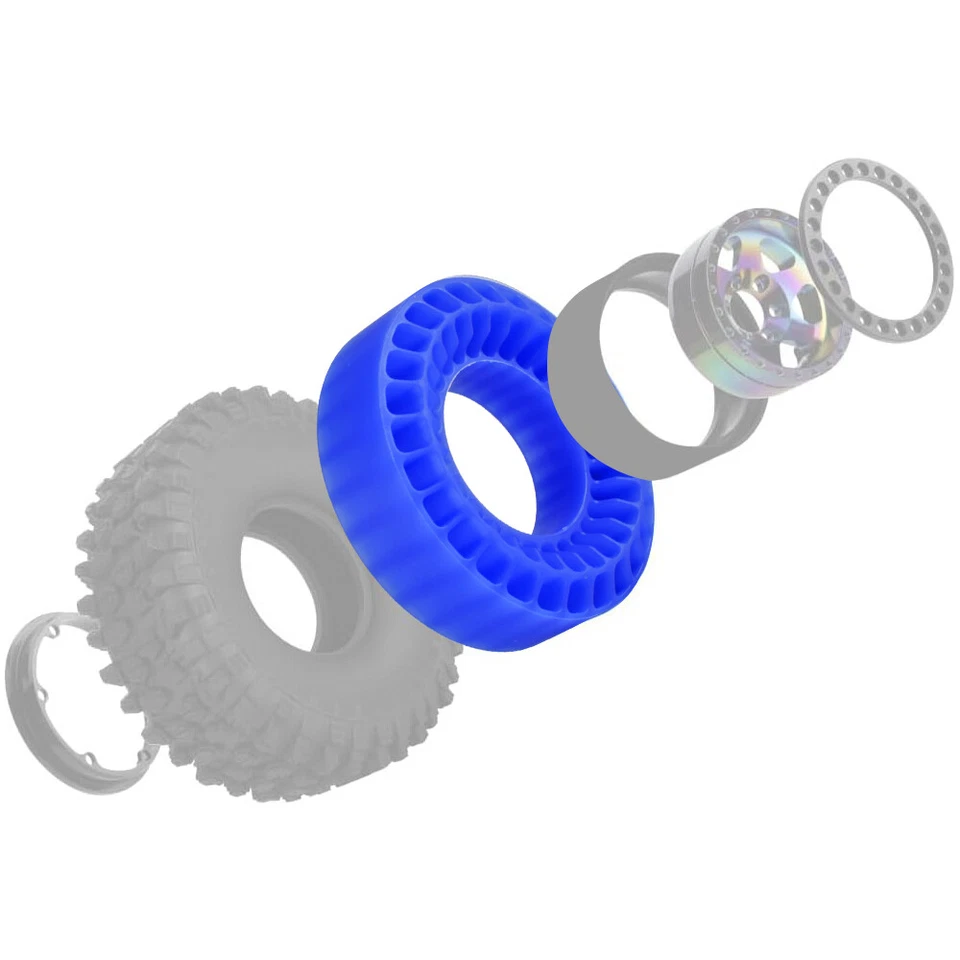 1.0'' Tires Inner Inserts Silicone 55mm for 1/18 1/24 RC Crawler Car TRX4M SCX24 - Image 4 of 4