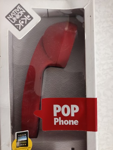 POP PHONE Rot mit 3,5mm Klinkenadapter NEU für Tablet, iPad, Smartphone.. - Bild 2 von 6