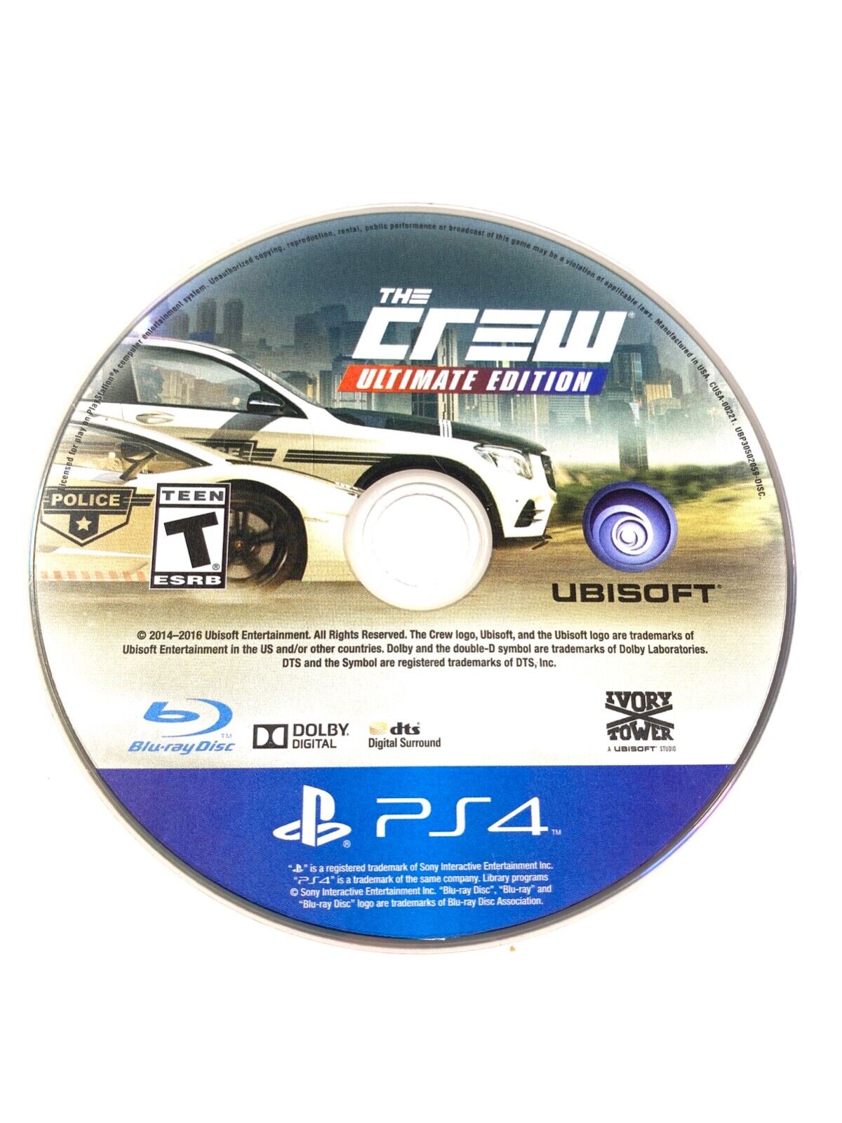 Crew Ultimate Edition PS4-- DISC ONLY B