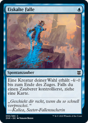  Magic the Gathering - Eiskalte Falle - ZNR-DE050 MtG NM