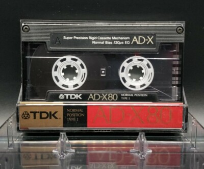 Cassetta Audio TDK AD-X 90 Minuti - Type I Normal Position - Made In Japan 1988 - Usata
